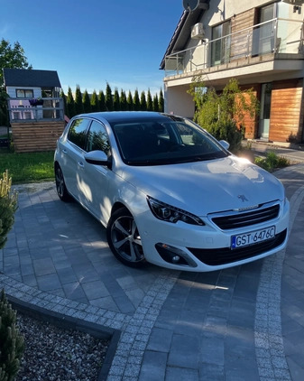 Peugeot 308 cena 39900 przebieg: 172469, rok produkcji 2015 z Chrzanów małe 79